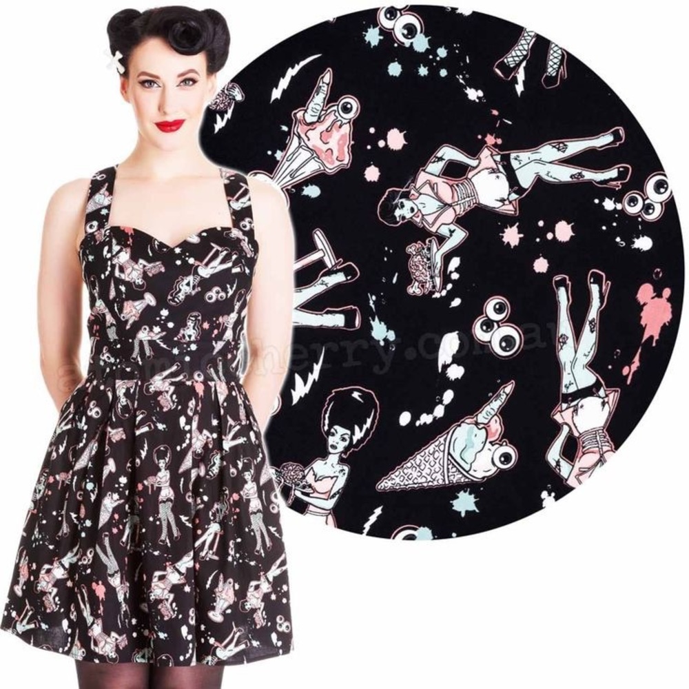 He’ll Bunny Zombie Diner Dress
